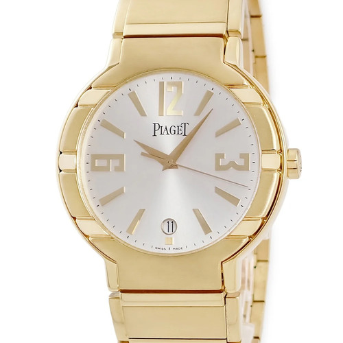 Piaget Polo G0A26021 27700 18K Yellow Gold 38mm Silver Dial Automatic #HDW804