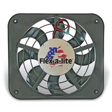 Flex-a-lite 12 18-inch Lo-profile S-blade Puller Electric Fan 116550
