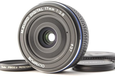 [TOP MINT] OLYMPUS M.ZUIKO DIGITAL 17mm F2.8 Pancake Lens Black From JAPAN