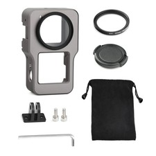 Camera Protective Frame Cover UV Filter Lens Cover Adapter For DJI Action 2 Kit