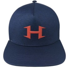 Cappello da baseball AUDES blu bianco taglia unica slideback Hennessey logo traforato