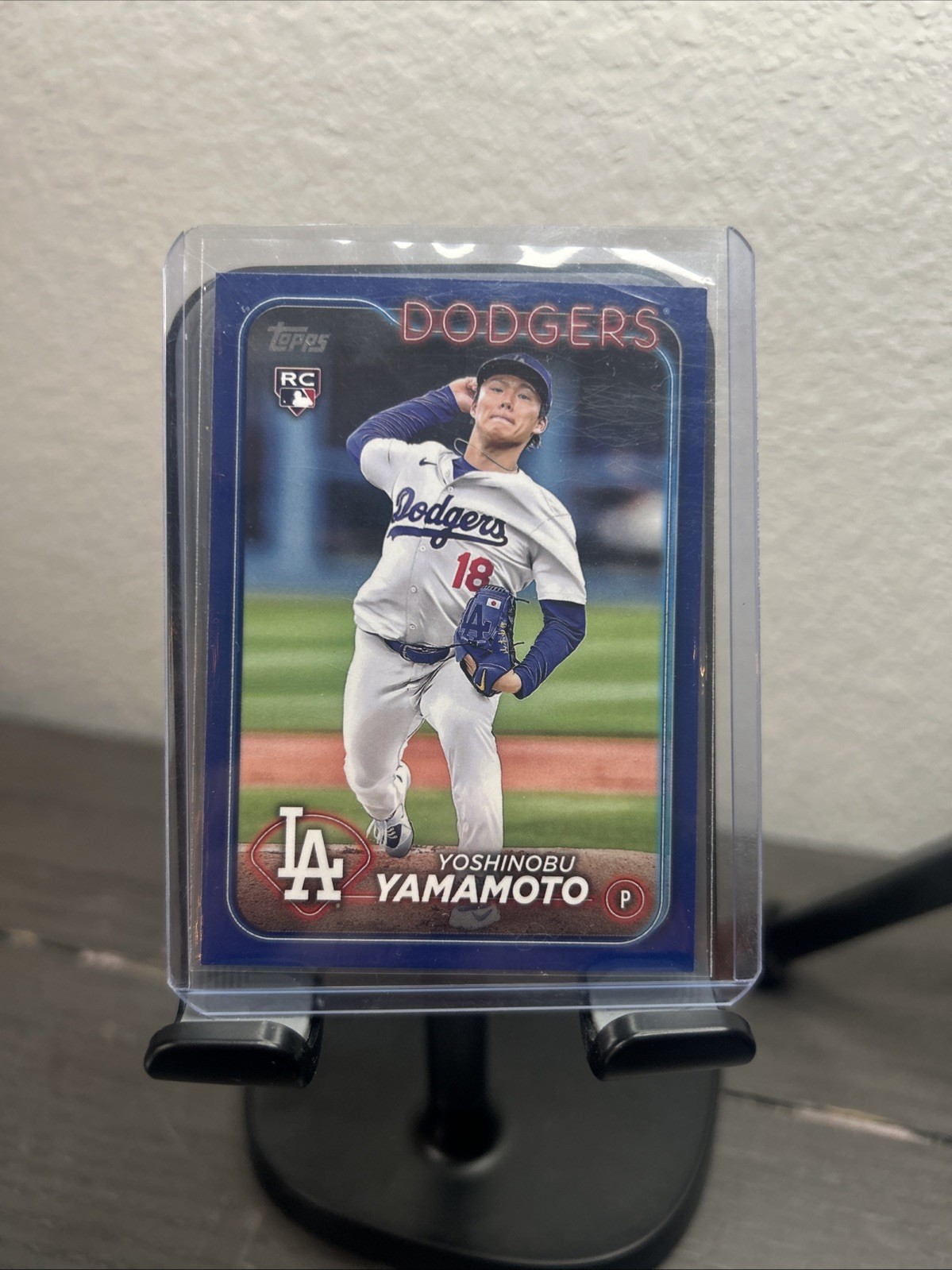 2024 Topps Series 2 - Yoshinobu Yamamoto #553 Royal Blue (RC)