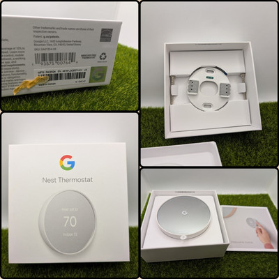 Google Nest Programmierbarer Smart Wi-Fi Thermostat für Zuhause - Schnee