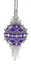 The Cracker Box DIY Christmas Ornamnt Kit Leading Lady on Purple