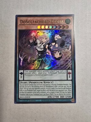 DoSolfachord Coolia (Ultra Rare) RA05-EN018 Rarity Collection 5 1st Edition