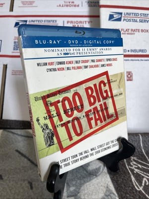 Too Big to Fail (Blu-ray + DVD 2012, 2-Disc Set) w/ Slipcover RARE HTF