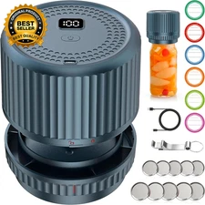M12 Auto Stop Electric Mason Jar Vacuum Sealer  2024 Upgrade Smart 