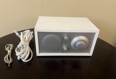 Tivoli Audio Model One, Henry Kloss AM/FM Radio White Tested With Antenna 