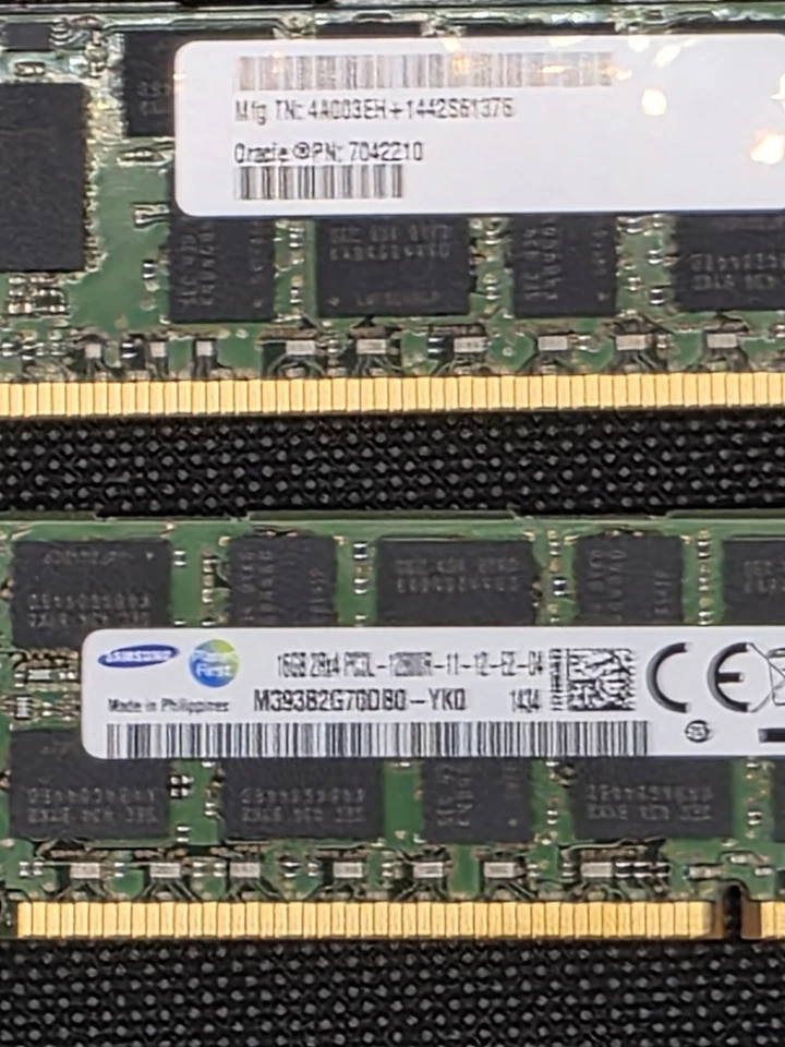 Samsung 16GB 2Rx4 PC3L-12800R DDR3-1600 1.35V ECC REG RDIMM Server Memory RAM 1x - Image 3 of 3
