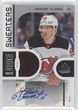2024 Upper Deck SP Game Used Inked Rookie Sweaters 85/99 Graeme Clarke Auto 1pa2