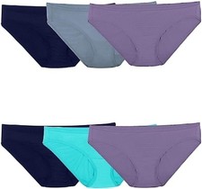 Fruit of the Loom Women's Underwear Microfiber Panties Regular  Plus Size 