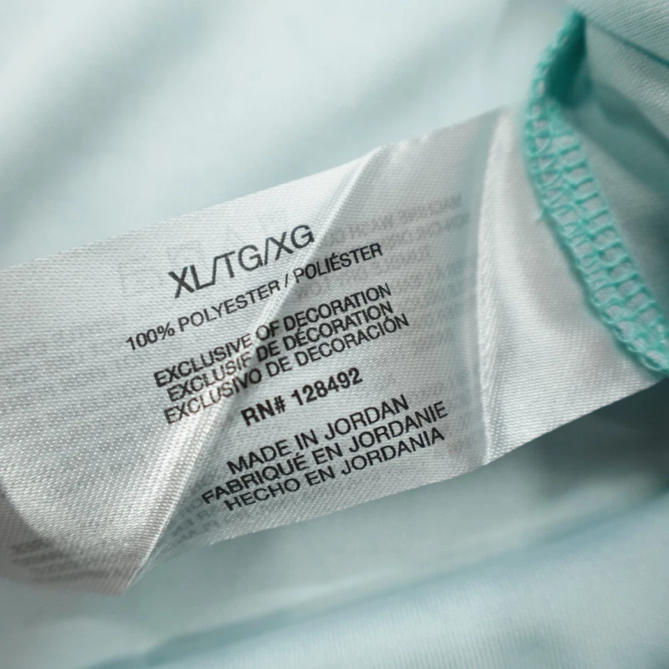 Camisa polo de golf Greg Norman para hombre verde azulado Play Dry rendimiento absorbente elástica Foto 4 de 4