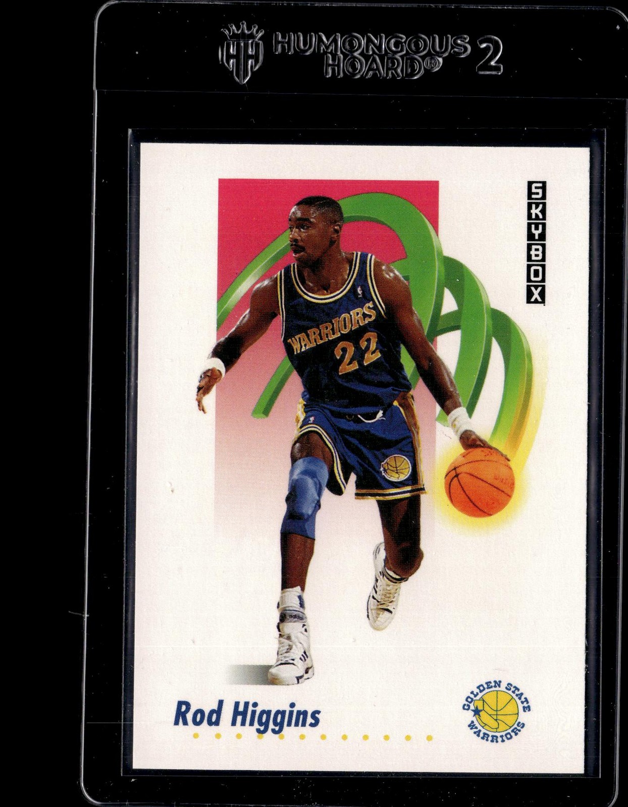 1991-92 SkyBox #91 Rod Higgins