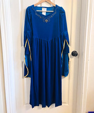 California Costumes Medieval Princess Child XL 12-14 Halloween Dress Blue/Gold