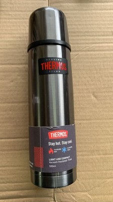 Thermoskanne Vakuum Isolierkanne 500ml Edelstahl Rotguss Heiß