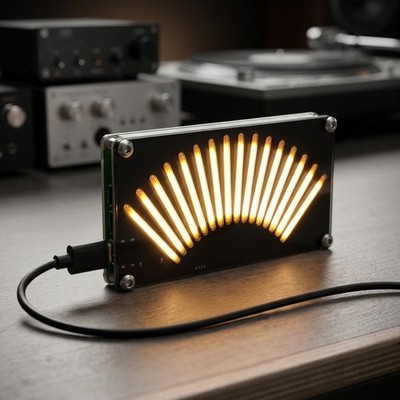 Audio Responsive LED Light with Dual Channel Support for Spectrum Effect