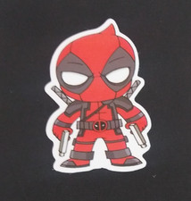 Animated Deadpool Superhero Sticker 2.58"x 1.75" N