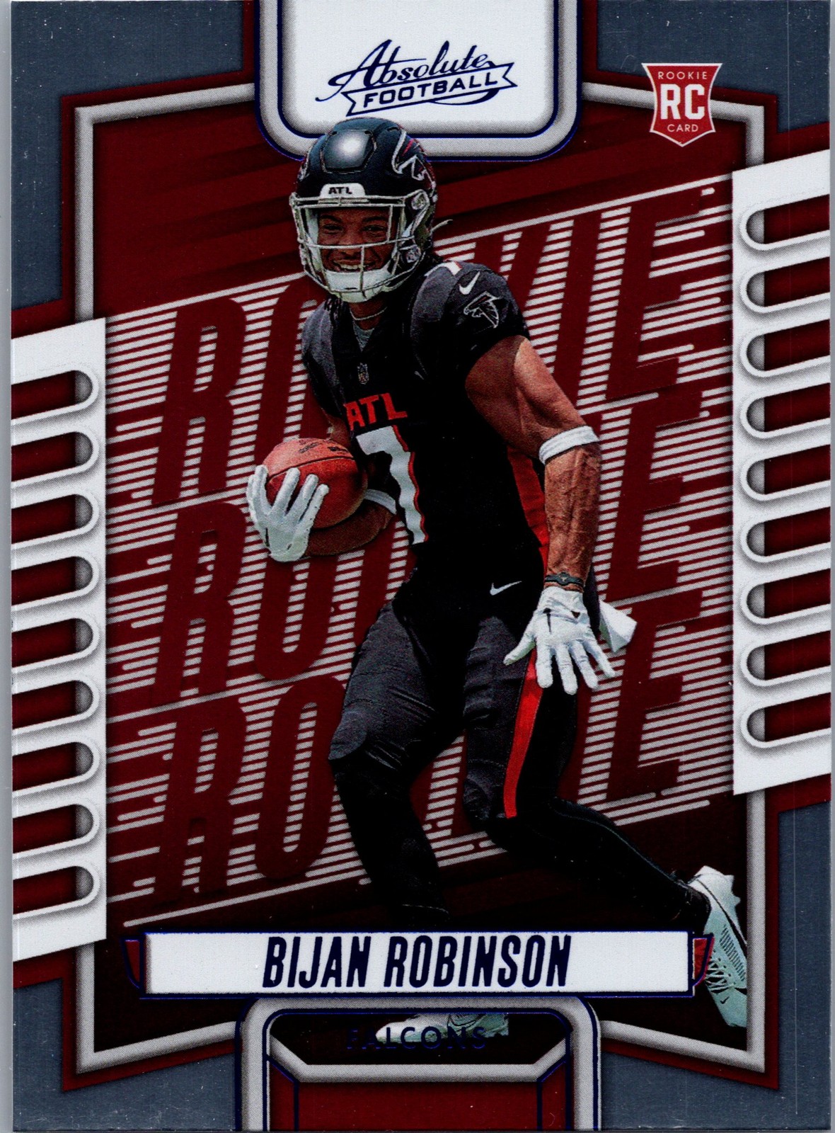 2023 Panini Absolute Falcons #106 Bijan Robinson RC Blue