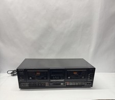 Sony TC-W230 Stereo Doppel Kassettendeck Tapedeck Dolby B/C neue Riemen