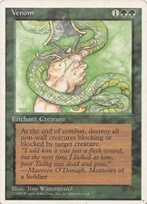 MTG Venom C Fourth Edition Normal LP