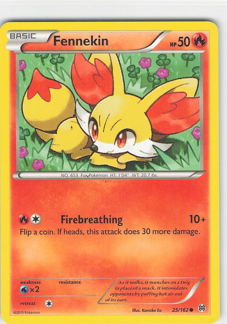 Fennekin Common XY - BREAKthrough 25/162 LP
