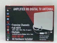 Digital TV Antenna Indoor HDTV Amplified Signal Booster 4K HD 1080P