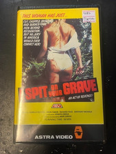 I SPIT ON YOUR GRAVE for BETAmax Astra Video Cassette Tape Film Big Box Movie UK