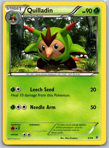 Quilladin Kalos Starter Set 4/39 MP-LP Pokémon Card