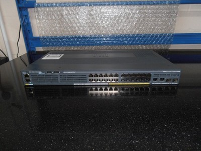 Cisco WS-C2960X-24PSQ-L 2 24 (8 PoE) Port GigE Fanless Switch