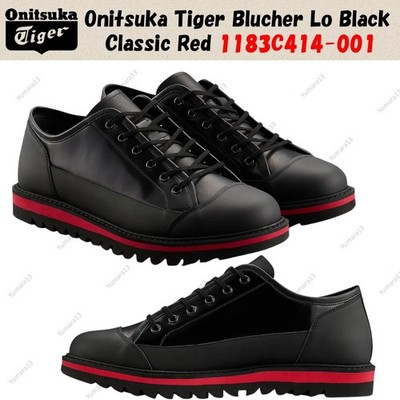 Onitsuka Tiger Blucher Lo Black Classic Red 1183C414-001