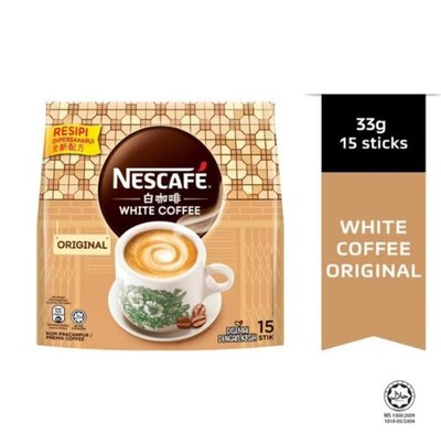 1 X Nescafe White Coffee Original (15 Sticks x 33g) + FREE SHIPPING