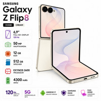 Samsung Galaxy Z Flip8 512GB Cream 6,9 Zoll Full HD 120 Hz 50 MP 12 GB RAM