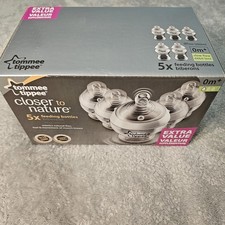 New Tommie Tippee 5X Feeding Bottles 9floz