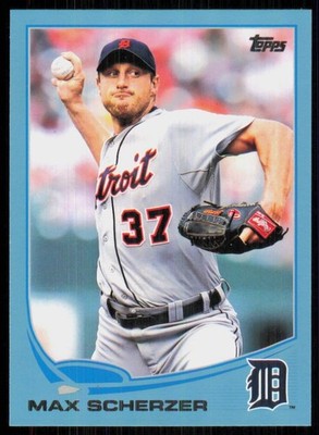2013 Topps Blue Max Scherzer Tigers #37