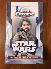 2023 Topps CHROME Star Wars Factory Sealed HOBBY Box AUTOGRAPH!