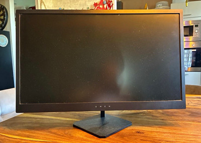 HP OMEN Gaming Monitor 24,5 Zoll 144 Hz Schwarz mit Standfuß