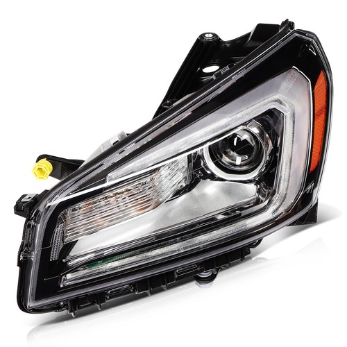 For 2013-2016 GMC Acadia Denali Chrome Amber Projector Headlight Lamp w/ LEDDRL - Picture 43 of 60