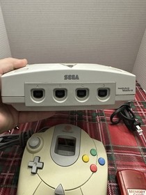 Sega Dreamcast System With Game