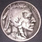 1926-D BUFFALO NICKEL 5C