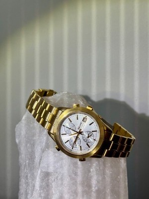 Rare Gold Seiko Chronograph 7T32-7H60 Quartz Men's Watch, Japan