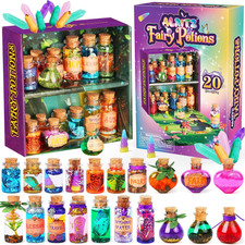 Fairy Potions Kit, Magic Mix Kit 20 Bottles, Decorations Ornaments Crafts Birthd