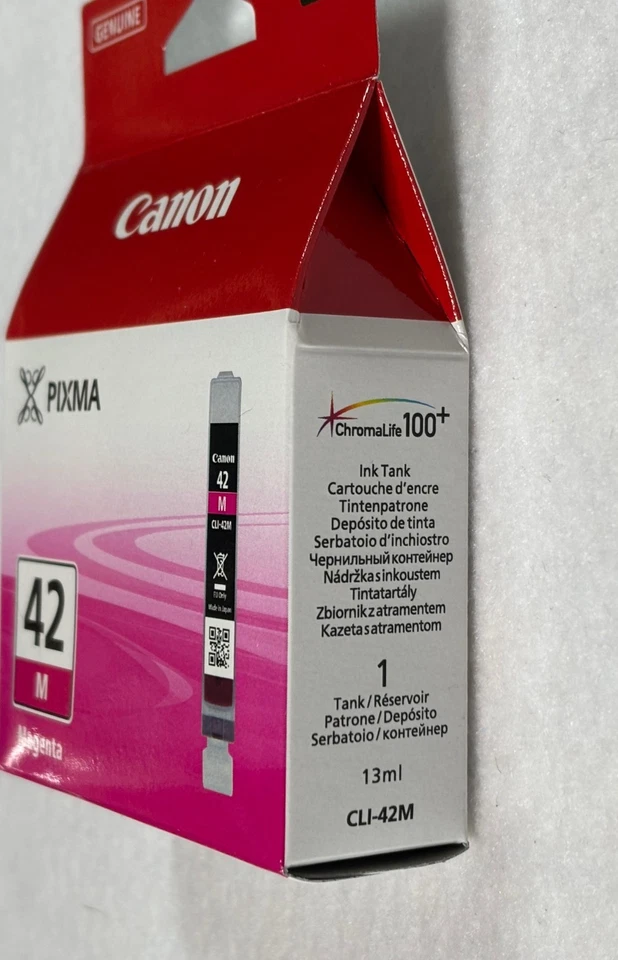 Genuine Canon CLI-42M Magenta Ink Cartridge New - Image 3 of 4