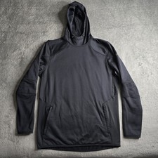 Under Armour ColdGear Reactor Performance Hoodie Men Medium Black Thermal Fleece