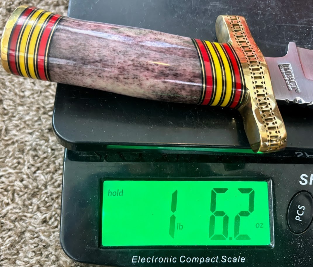 IMPACT CUTLERY Custom Made UNUSED 16" Bowie Knife RARE Handmade Dagger Knives