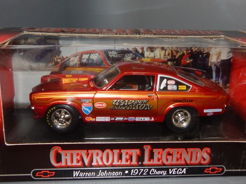 Ertl Legends NHRA 1/18 Warren Johnson 1972 VEGA Drag MIB Package Damage See Pics - Picture 2 of 7