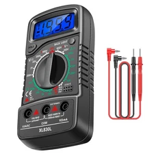 Multifonctions LCD Ammètre numérique multimètre Voltmètre Ohmmètre AC DC Testeur
