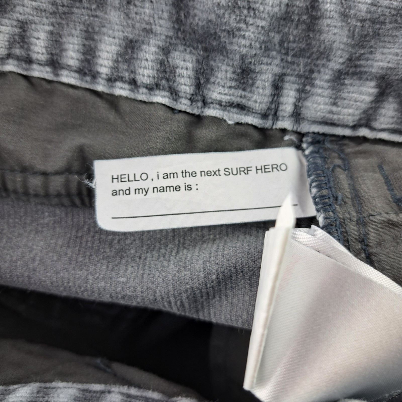 Quiksilver Corduroy Pants Mens 28x27 Gray Straight Tapered Fit 5 Pocket Stretch