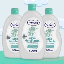 Nenuco Baby Cologne 500ml – Gentle Fresh Scent for Everyday Use (3-Pack)