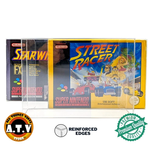 Game Box Protectors / Case / Display Box For SNES N64 Game Super Nintendo