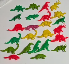 Timmee Dinosaurs Vintage 1980s Plastic Prehistoric Figures Lot of 24